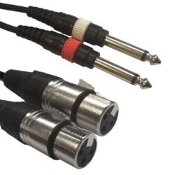 AC-2XF-2J6M/15 2x XLR female/2x63 Jack