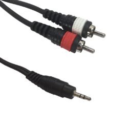 AC-J3S-2RM/15 35 Jack St/2x RCA cinch