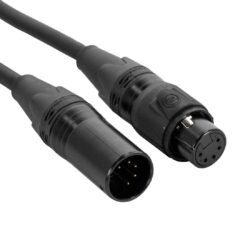 DMX 5pin IP65 3m STR