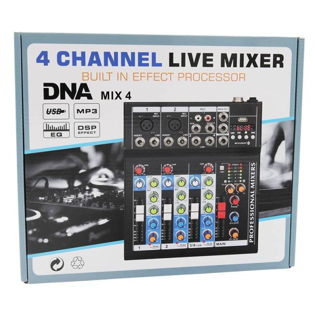 DNA MIX 4 Analog audio mixer USB, MP3 - Image 7