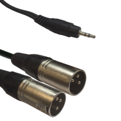 AC-J3S-2XM/15 35 Jack Stereo to 2x XLR