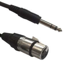 AC-XF-J6S/3 XLR female/63 Jack Stereo
