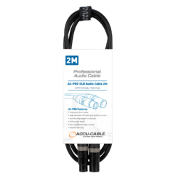 AC-PRO XLR audio cable 2m