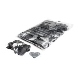 TCM FX - Metallic Konfetti Szív Ø 55mm - Silver - 1 kg