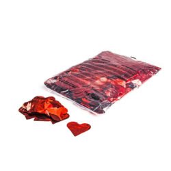 TCM FX - Metallic Konfetti Szív Ø 55mm - Red - 1 kg