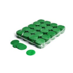 TCM FX - Lassú esésű Konfetti Kör Ø 55mm - Sötétzöld - 1 kg