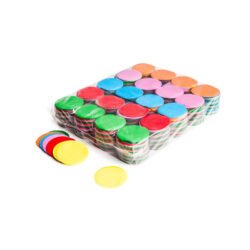 TCM FX - Lassú esésű Konfetti Kör Ø 55mm - Többszínű - 1 kg