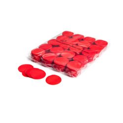 TCM FX - Lassú esésű Konfetti Kör Ø 55mm - Piros - 1 kg
