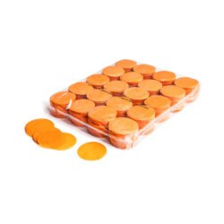 TCM FX - Lassú esésű Konfetti Kör Ø 55mm - Narancssárga - 1 kg