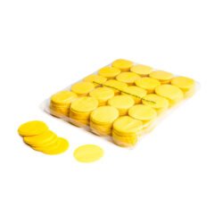 TCM FX - Lassú esésű Konfetti Kör Ø 55mm - Sárga - 1 kg