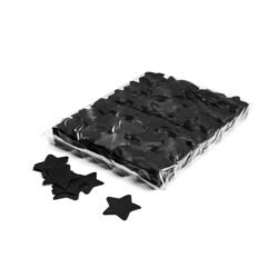 TCM FX - Lassú esésű Konfetti Csillag Ø 55mm - Fekete - 1 kg