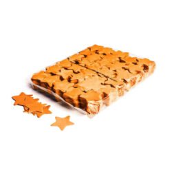 TCM FX - Lassú esésű Konfetti Csillag Ø 55mm - Narancssárga - 1 kg