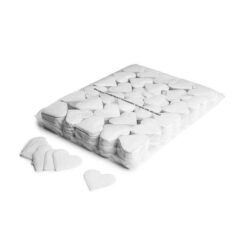 TCM FX - Lassú esésű Konfetti Szív Ø 55mm - Fehér - 1 kg