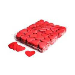 TCM FX - Lassú esésű Konfetti Szív Ø 55mm - Red - 1 kg