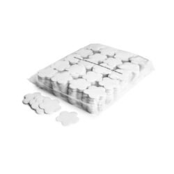 TCM FX - Lassú esésű Konfetti Virágok Ø 55mm - Fehér - 1 kg