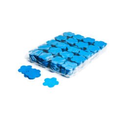 TCM FX - Lassú esésű Konfetti Virágok Ø 55mm - Világoskék - 1 kg