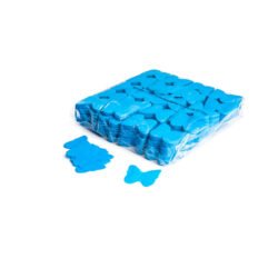 TCM FX - Lassú esésű Konfetti Pillangó Ø 55mm - Világoskék - 1 kg