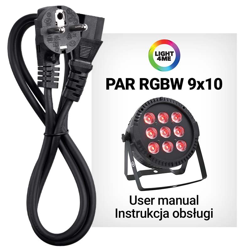 Light4Me LED PAR 9x10W RGBW - Image 5