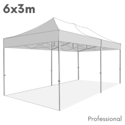 6x3 m Professional sátor