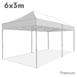 6x3 m Prémium sátor