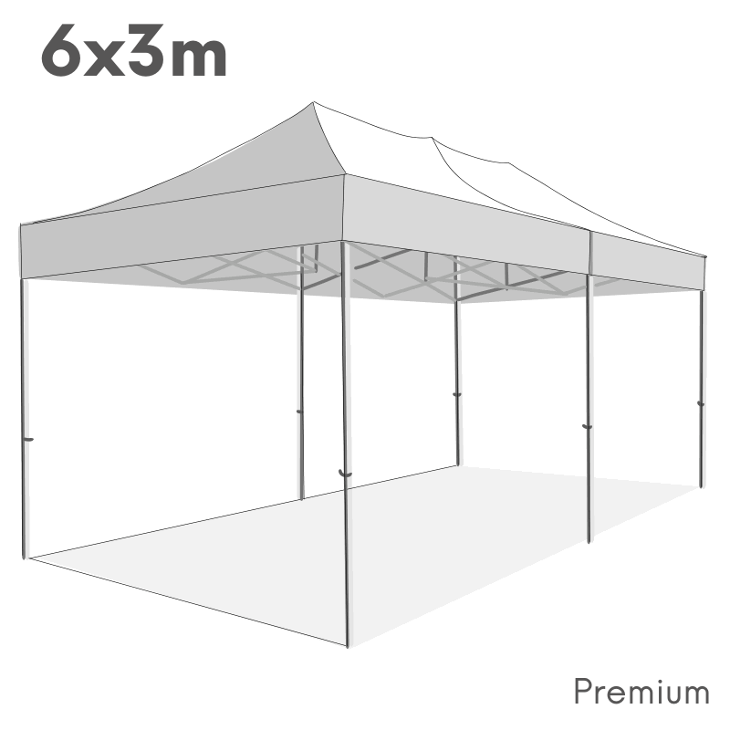 6x3 m Prémium sátor