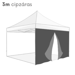 Oldalfal 3m Cipzáras