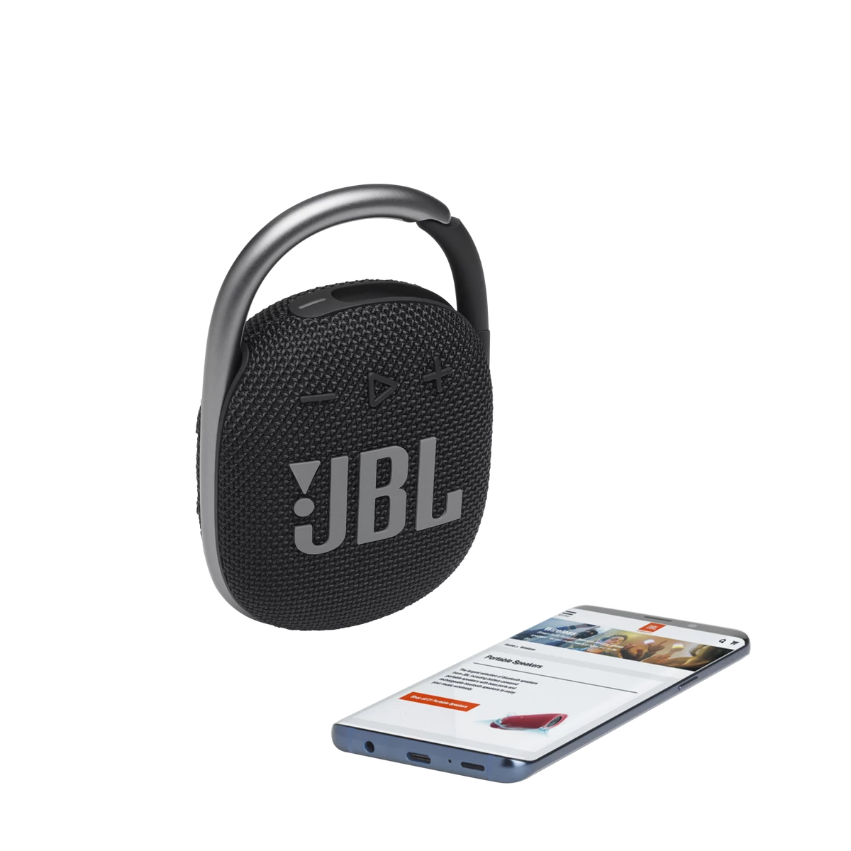 JBL Clip 4 hordozható Bluetooth hangszóró, fekete - Image 6