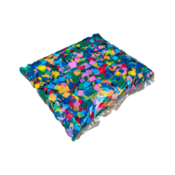 TCM FX - Lassú esésű Konfetti Négyzetek 17x17mm - Multicolor - 1 kg